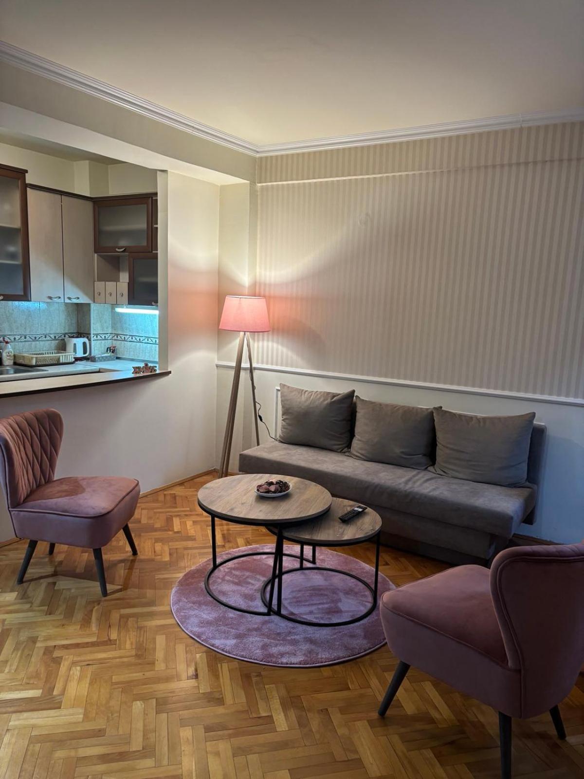 Lovely Square Apartment Purple Velvet Skopje Exteriér fotografie
